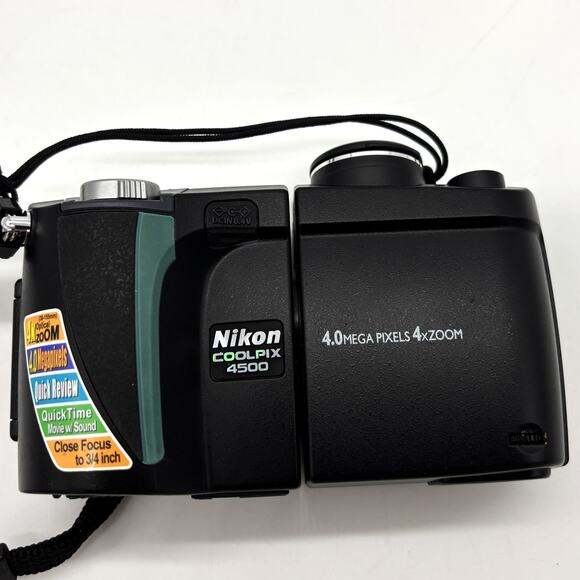 Nikon Coolpix 4500 Digital Camera Case 2 Batteries 4.0MP Accessories 4X Zoom - Picture 6 of 11